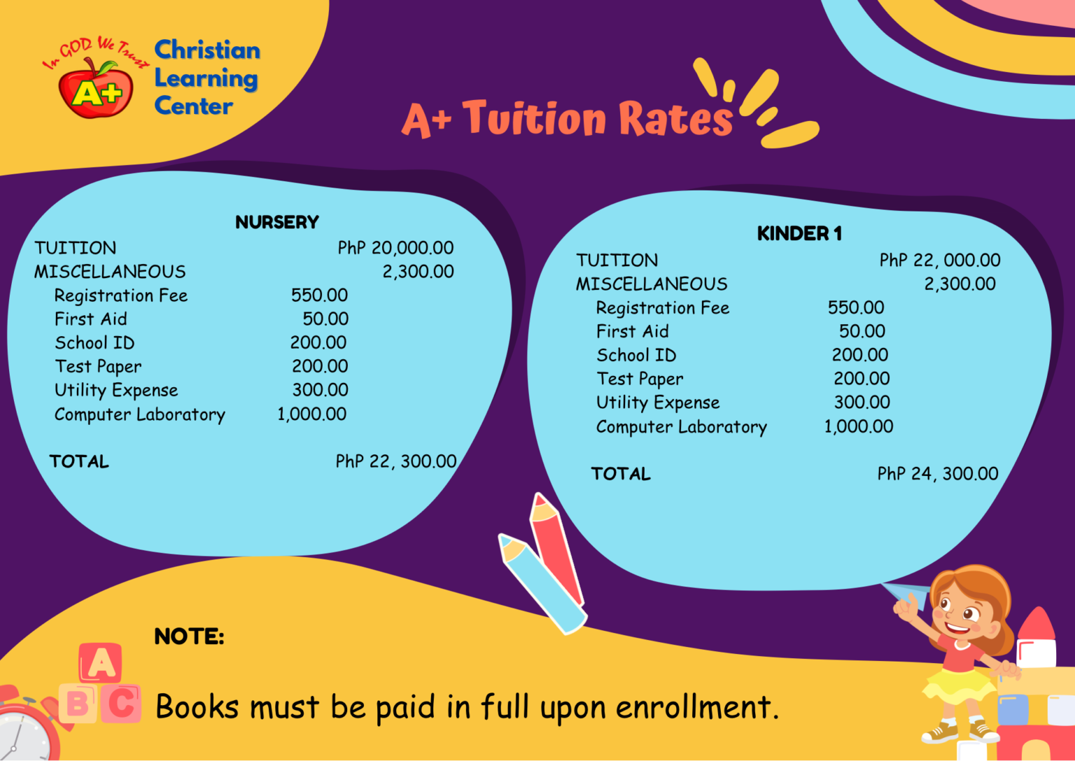 Tuition Rates Nada A+ Tuition Rates β πΌ+ πΎππ§ππ¨π©πππ£ ππππ§π£ππ£π πΎππ£π©ππ§